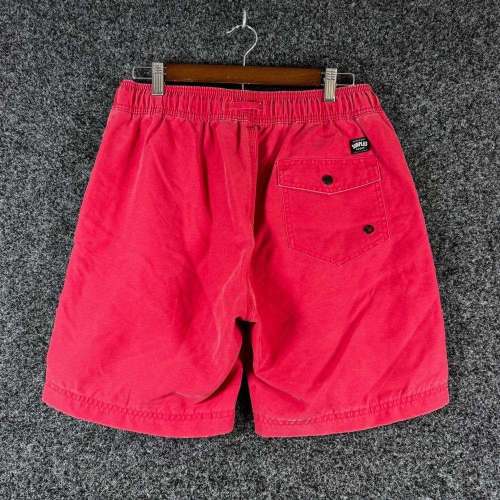 Superdry Surplus Goods Swim Shorts Mens Medium Red Board Shorts NWT M30000HO AT7